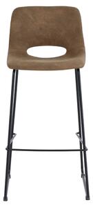 MUZZA Barová stolička wanor 75 cm hnedá