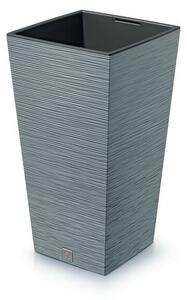 Kvetináč FURU SQUARE 39,5 cm, sivý