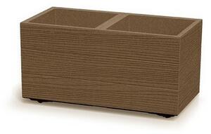 Kvetináč MADERA CASE ECO WOOD 77 cm, hnedý, M