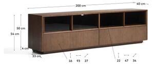 HELVINE WALNUT komoda