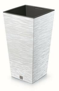 Kvetináč FURU SQUARE 39,5 cm, biely
