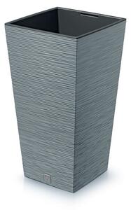 Kvetináč FURU SQUARE 24 cm, sivý