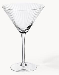 Ručne fúkané poháre na martini Aleo, 4 ks