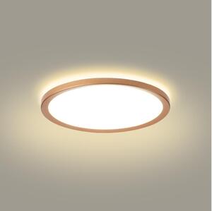 Brilagi - LED kúpeľňové stropné svietidlo ULTRA SLIM LED/18W/230V pr. 30 cm ružové zlato IP54