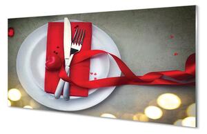 Obraz na skle Heart ľahké večera 100x50 cm 2 Prívesky