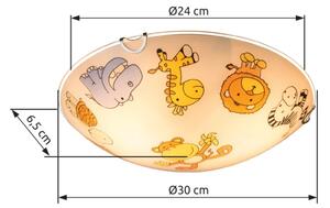 Globo 40607 - Detské stropné svietidlo KIDDY 2xE27ILLU/60W/230V