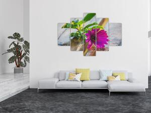 Obraz rezanej kvetiny (150x105 cm)