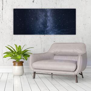 Obraz hviezdnej oblohy (120x50 cm)