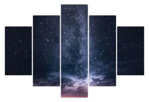 Obraz oblohy s hviezdami (150x105 cm)