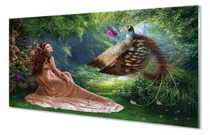 Sklenený obraz Bažant female forest 100x50 cm 2 Prívesky