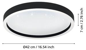 Eglo 900411 -LED RGBW Stmievateľné stropné svietidlo MONTEMORELOS-Z LED/17,8W/230V
