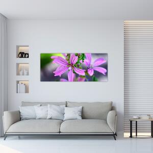 Detailný obraz kvetiny (120x50 cm)
