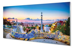 Sklenený obraz Španielsko Panoráma mesta 100x50 cm 2 Prívesky