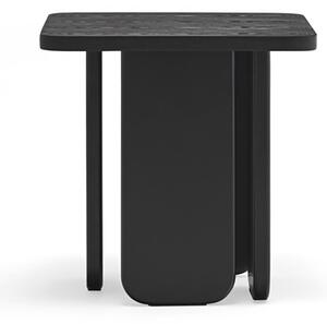 MUZZA Odkladací stolík arq 48 x 48 cm čierny