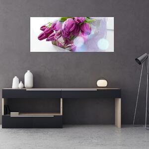 Obraz - kytice tulipánov (120x50 cm)