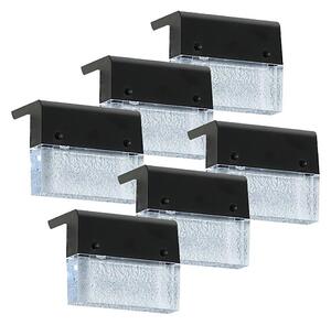 Immax 08501C - SADA 6x LED RGB Solárne nástenné svietidlo LED/1W/1,2V 3500K IP65