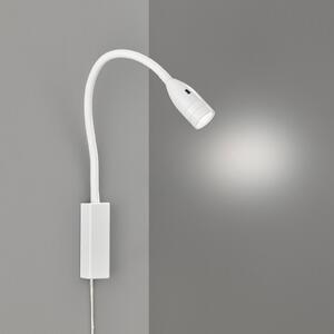 Nástenné LED svietidlo Sten ovládané gestami biele