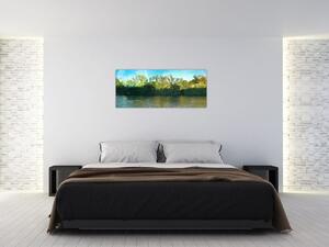 Obraz - jazero (120x50 cm)
