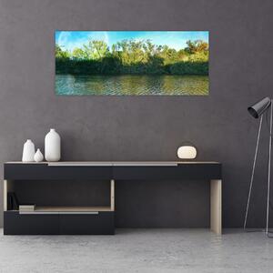 Obraz - jazero (120x50 cm)