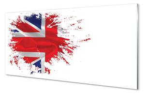 Sklenený obraz Vlajka Veľkej Británie 100x50 cm 2 Prívesky