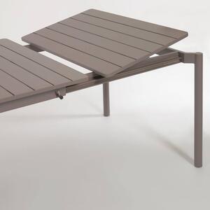 MUZZA Záhradný rozkladací stôl tana 180 (240) x 100 cm hnedý