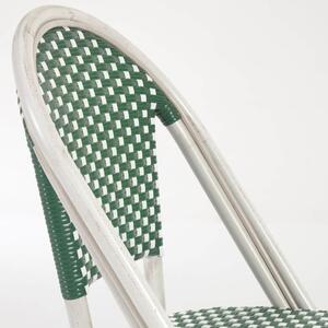 MUZZA Záhradná stolička aryla zelená