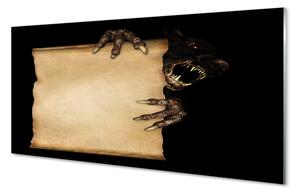 Sklenený obraz Karta hrozná forma 100x50 cm 2 Prívesky