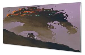 Sklenený obraz Muž hrozný charakter hlavy 100x50 cm 2 Prívesky