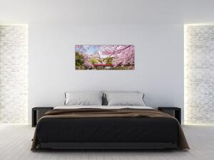 Obraz japonskej čerešne (120x50 cm)