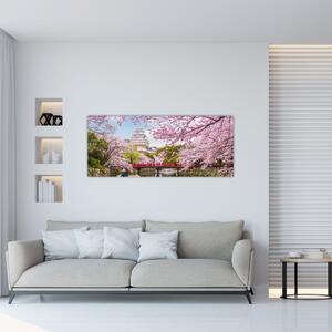 Obraz japonskej čerešne (120x50 cm)