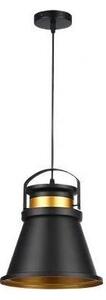 Luster na lanku TAO 1xE27/60W/230V pr. 25 cm čierna