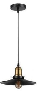 Luster na lanku LOFT 1xE27/60W/230V pr. 22 cm čierna