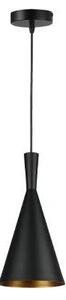 Luster na lanku PINIO 1xE27/60W/230V pr. 19 cm čierna