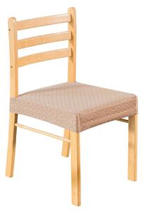 Blancheporte Poťah na sedák stoličky z extra pružného mikrovlákna, geometrický design béžová sedadlo