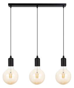 Luster na lanku MIROS 3xE27/60W/230V čierna