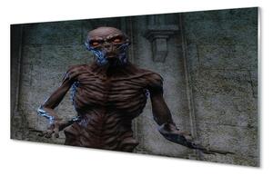 Sklenený obraz Strašná postava v budove 100x50 cm 2 Prívesky