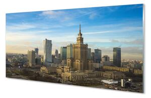 Sklenený obraz Panorama Varšava mrakodrapov 125x50 cm 2 Prívesky