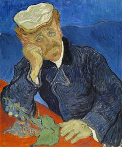 Vincent van Gogh - Obrazová reprodukcia Portrait of Dr. Gachet, (35 x 40 cm)