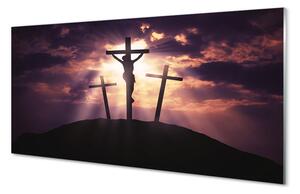 Nástenný panel  Jesus cross 100x50 cm