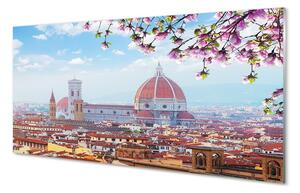 Sklenený obraz Taliansko katedrála panoráma v noci 100x50 cm 2 Prívesky