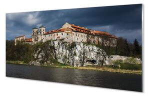 Sklenený obraz Krakow castle River 100x50 cm 2 Prívesky
