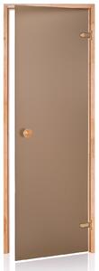 Andres dvere do sauny Scan 6x19 bronz osika
