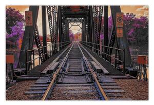 Obraz železničného mosta (90x60 cm)