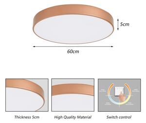 Brilagi - LED stropné svietidlo POOL LED/60W/230V 3000/4000/6000K priemer 60 cm bronzové