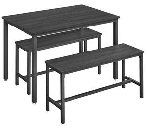 Jedálenský stôl s lavičkami KDT070B21