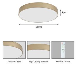 Brilagi - LED stmieiteľné stropné svietidlo POOL LED/60W/230V pr. 50 cm zlaté + DO