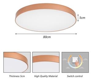Brilagi - LED stropné svietidlo POOL LED/100W/230V 3000/4000/6000K priemer 80 cm bronzové
