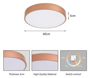 Brilagi - LED stropné svietidlo POOL LED/48W/230V 3000/4000/6000K priemer 40 cm bronzové