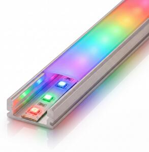 SADA 1x LED RGBW pás DIGITAL LED/16,5W/230V 5 m + 5x zapustené profily 1 m + DO
