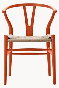 Drevená stolička's tkaným sedadlom CH24 Wishbone Chair